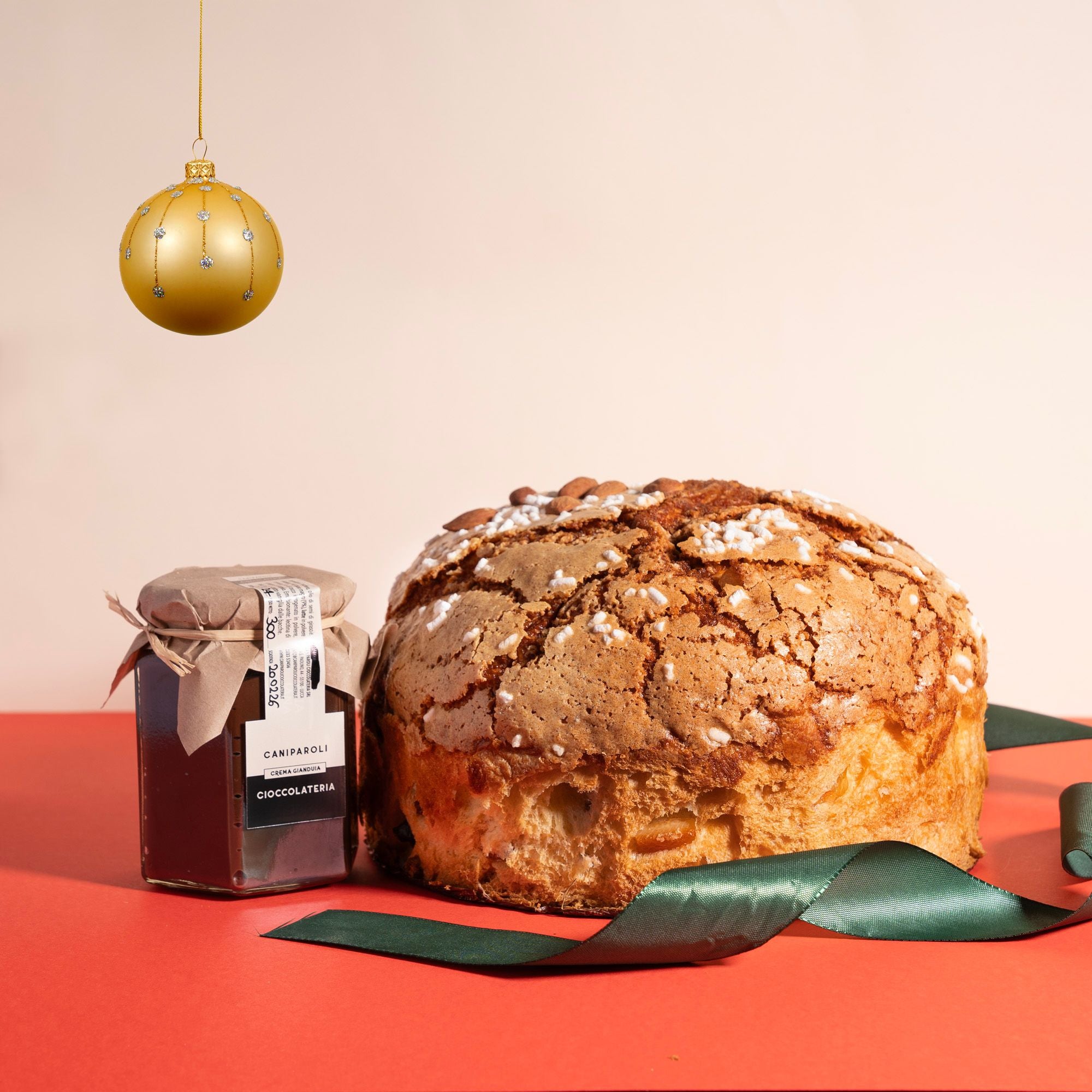 Panettone artigianale classico + crema gianduia