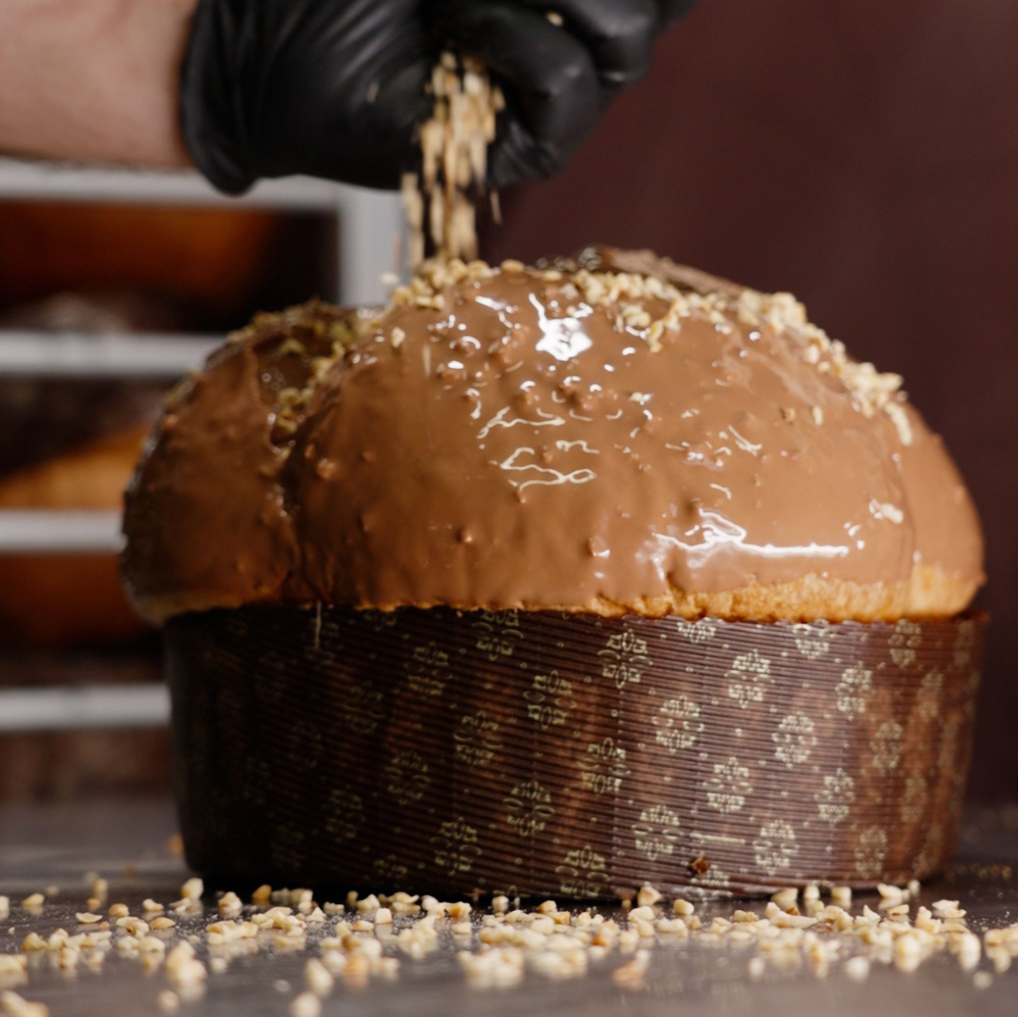 Panettone artigianale Rocher + crema gianduia