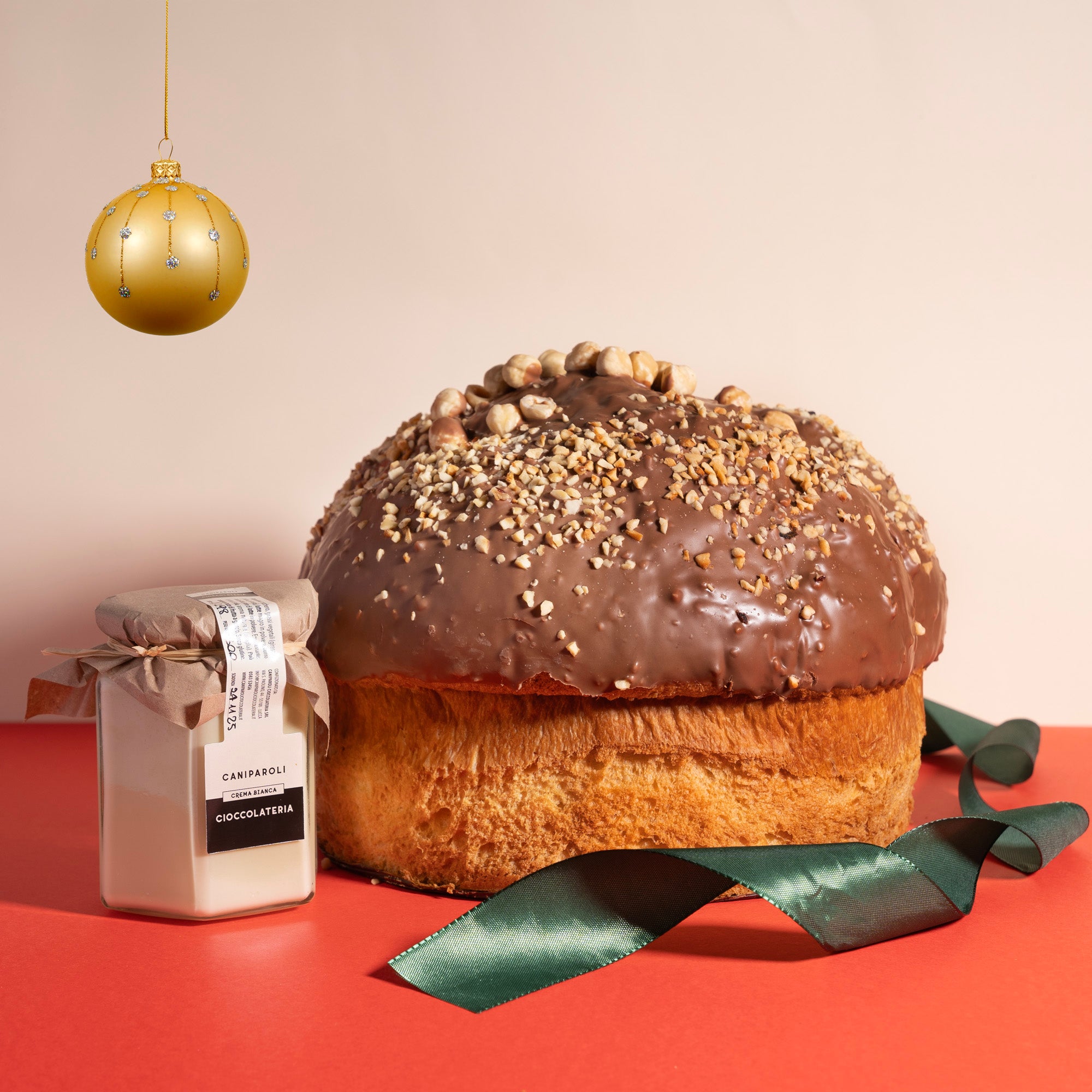 Panettone artigianale Rocher + crema cioccolato bianco