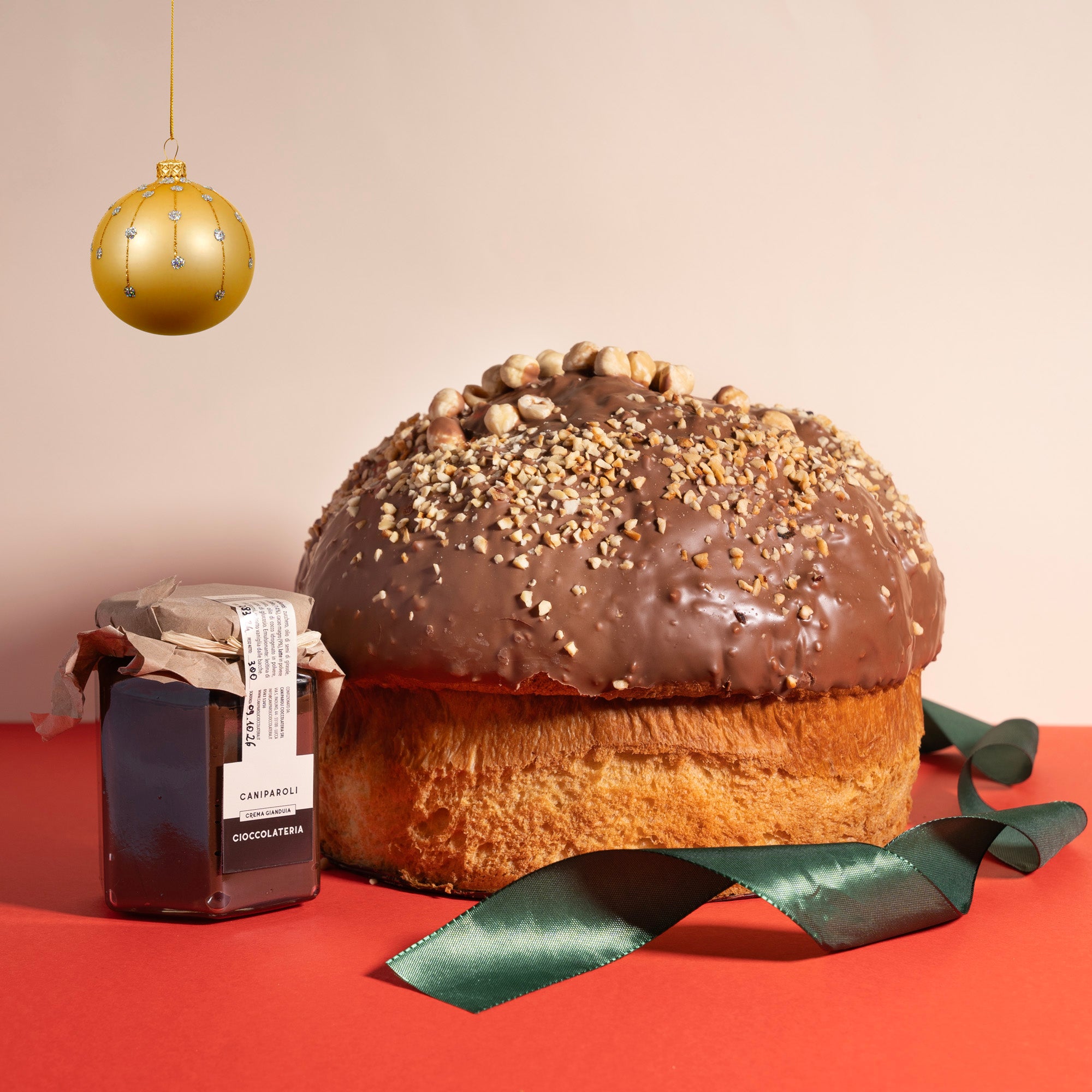 Panettone artigianale Rocher + crema gianduia