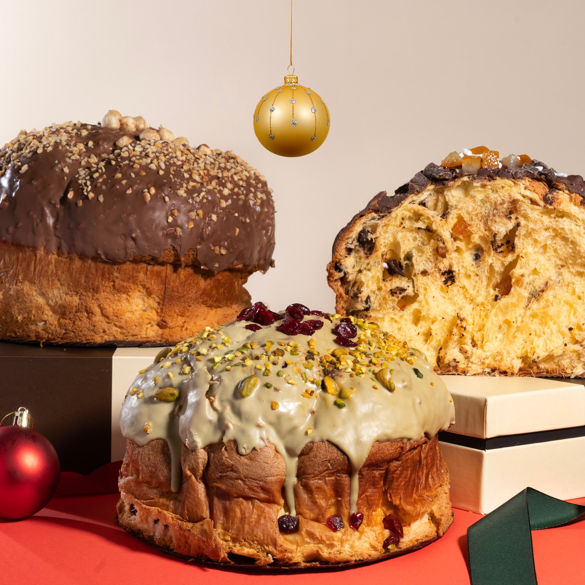 BOX Trilogia del Gusto - 3 panettoni farciti