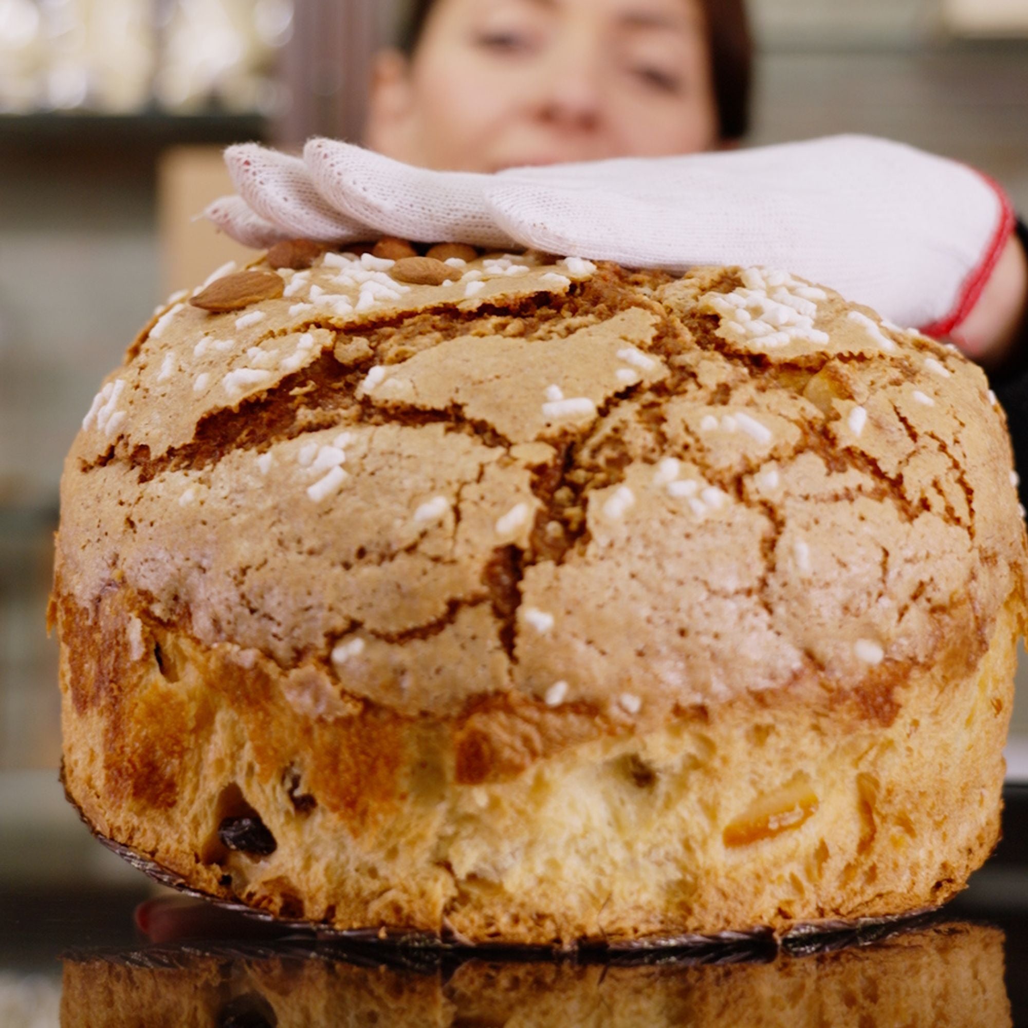 Panettone artigianale classico + crema al pistacchio